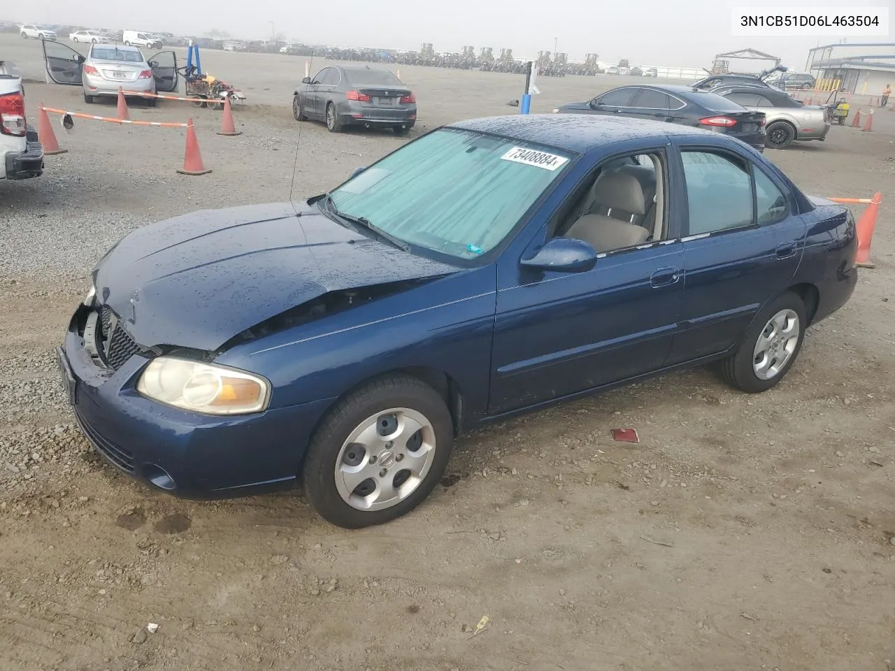 2006 Nissan Sentra 1.8 VIN: 3N1CB51D06L463504 Lot: 73408884