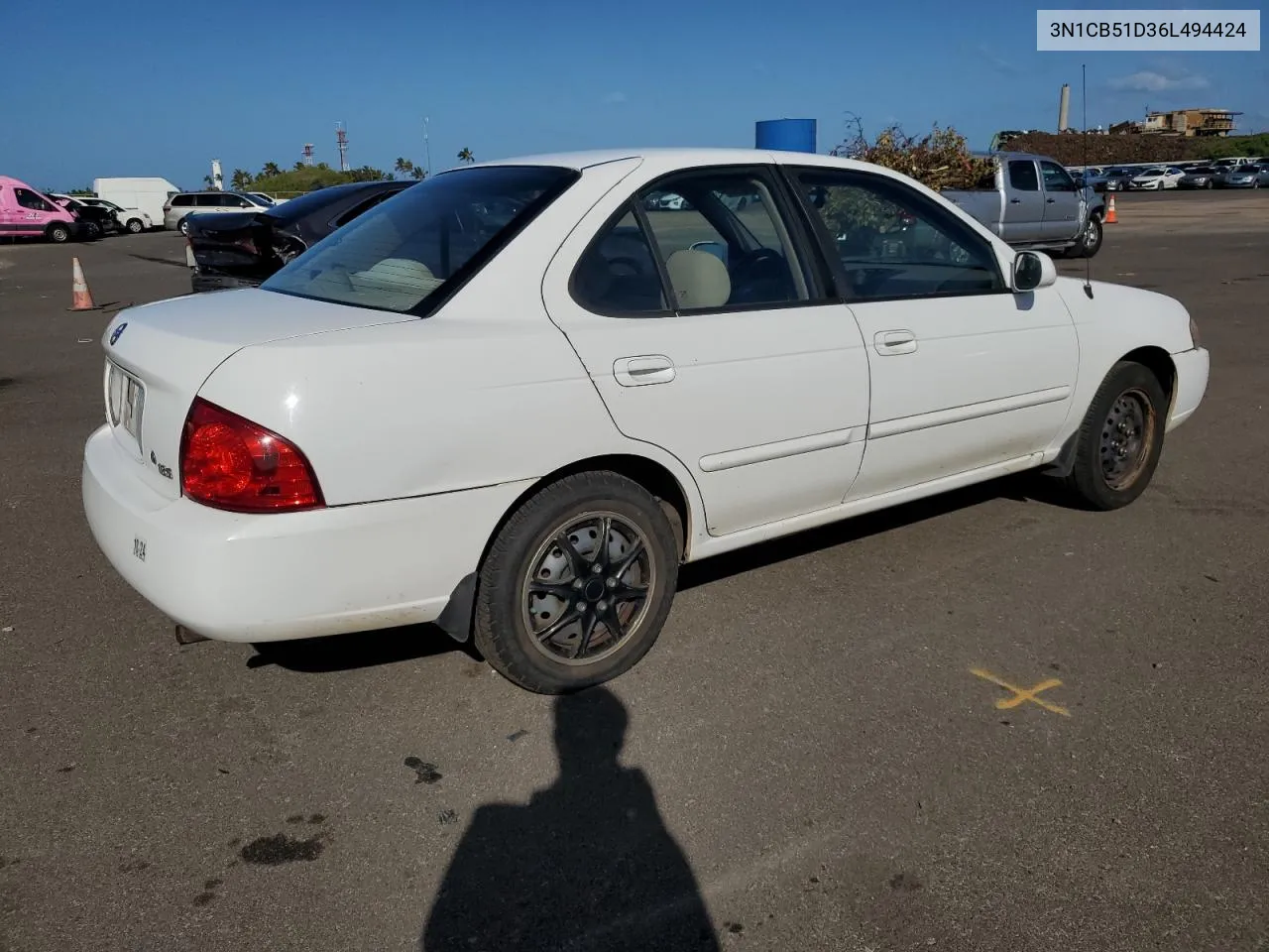 3N1CB51D36L494424 2006 Nissan Sentra 1.8