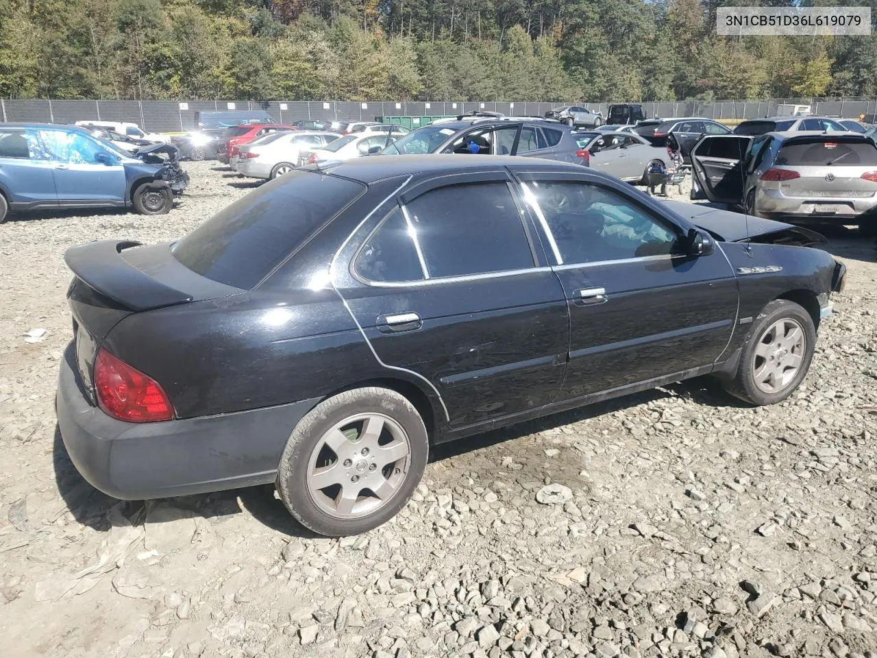 2006 Nissan Sentra 1.8 VIN: 3N1CB51D36L619079 Lot: 76453904