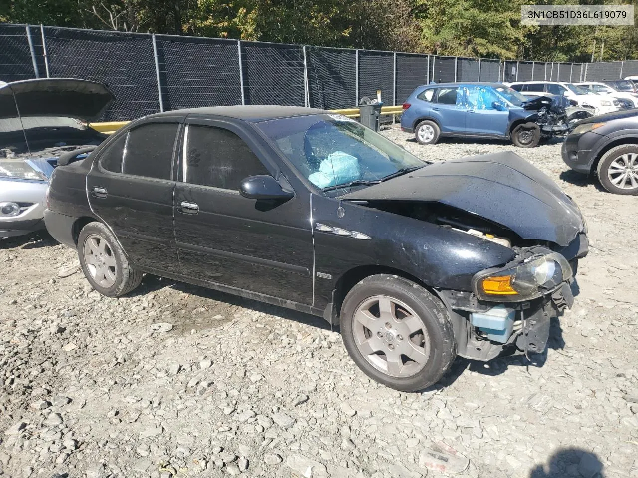 2006 Nissan Sentra 1.8 VIN: 3N1CB51D36L619079 Lot: 76453904