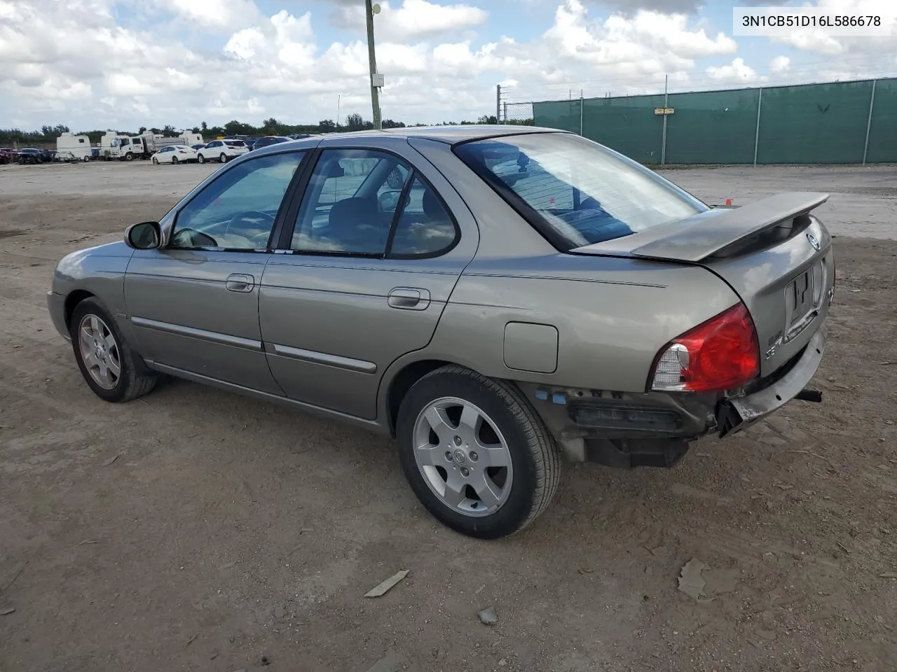 2006 Nissan Sentra 1.8 VIN: 3N1CB51D16L586678 Lot: 76717894