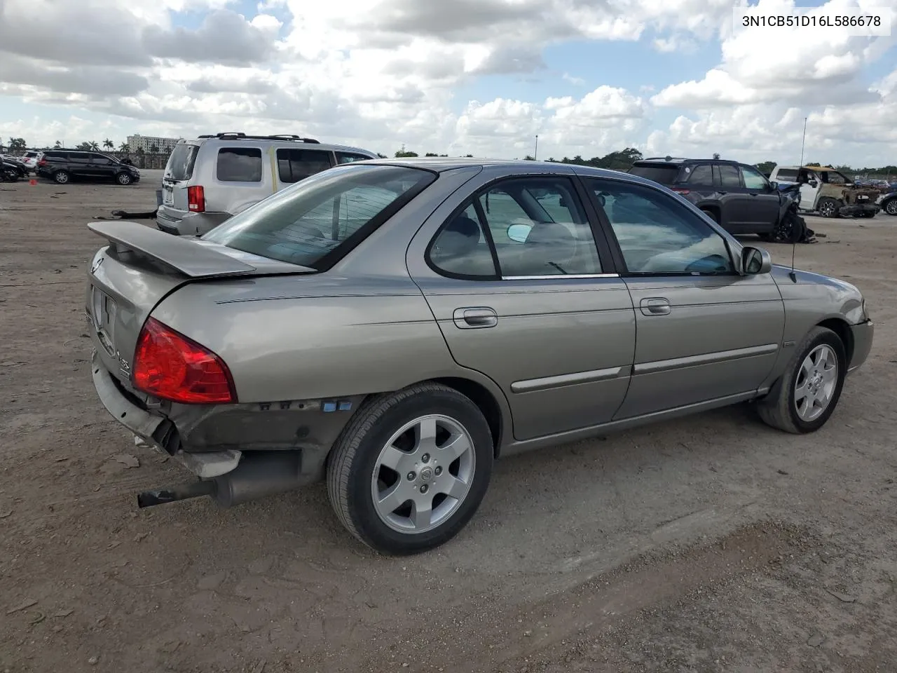 2006 Nissan Sentra 1.8 VIN: 3N1CB51D16L586678 Lot: 76717894