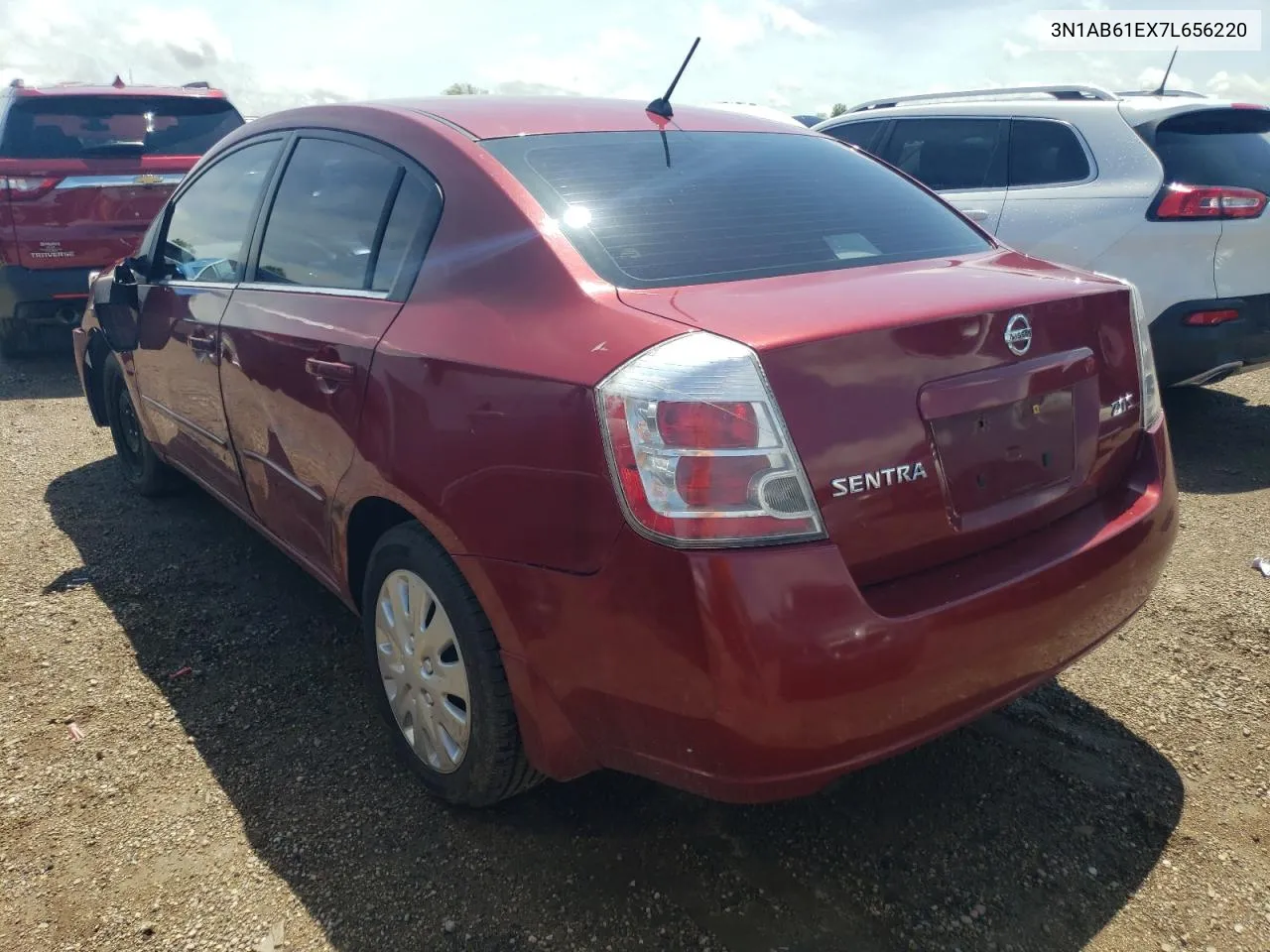 2007 Nissan Sentra 2.0 VIN: 3N1AB61EX7L656220 Lot: 53530234