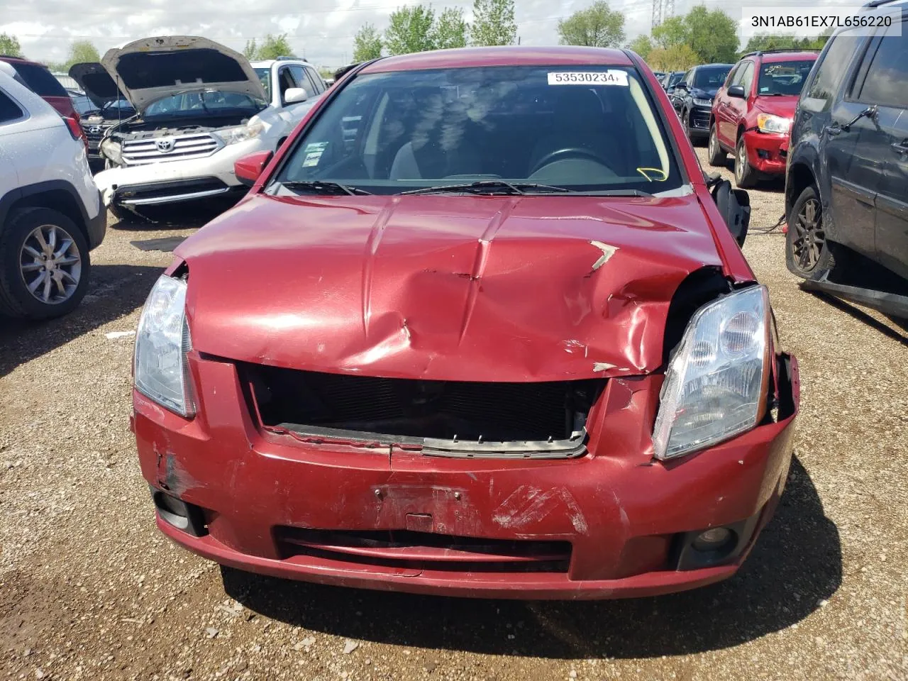 2007 Nissan Sentra 2.0 VIN: 3N1AB61EX7L656220 Lot: 53530234