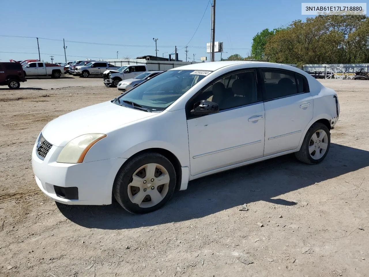 2007 Nissan Sentra 2.0 VIN: 3N1AB61E17L718880 Lot: 59367584