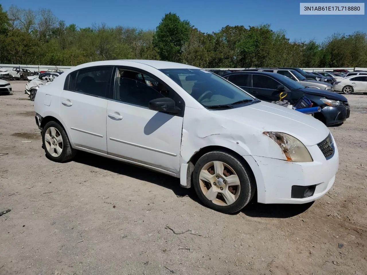 2007 Nissan Sentra 2.0 VIN: 3N1AB61E17L718880 Lot: 59367584