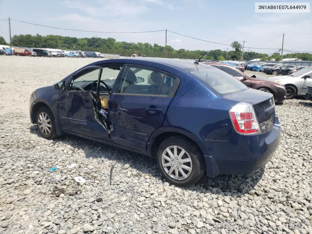 2007 Nissan Sentra 2.0 VIN: 3N1AB61E07L644979 Lot: 59484064