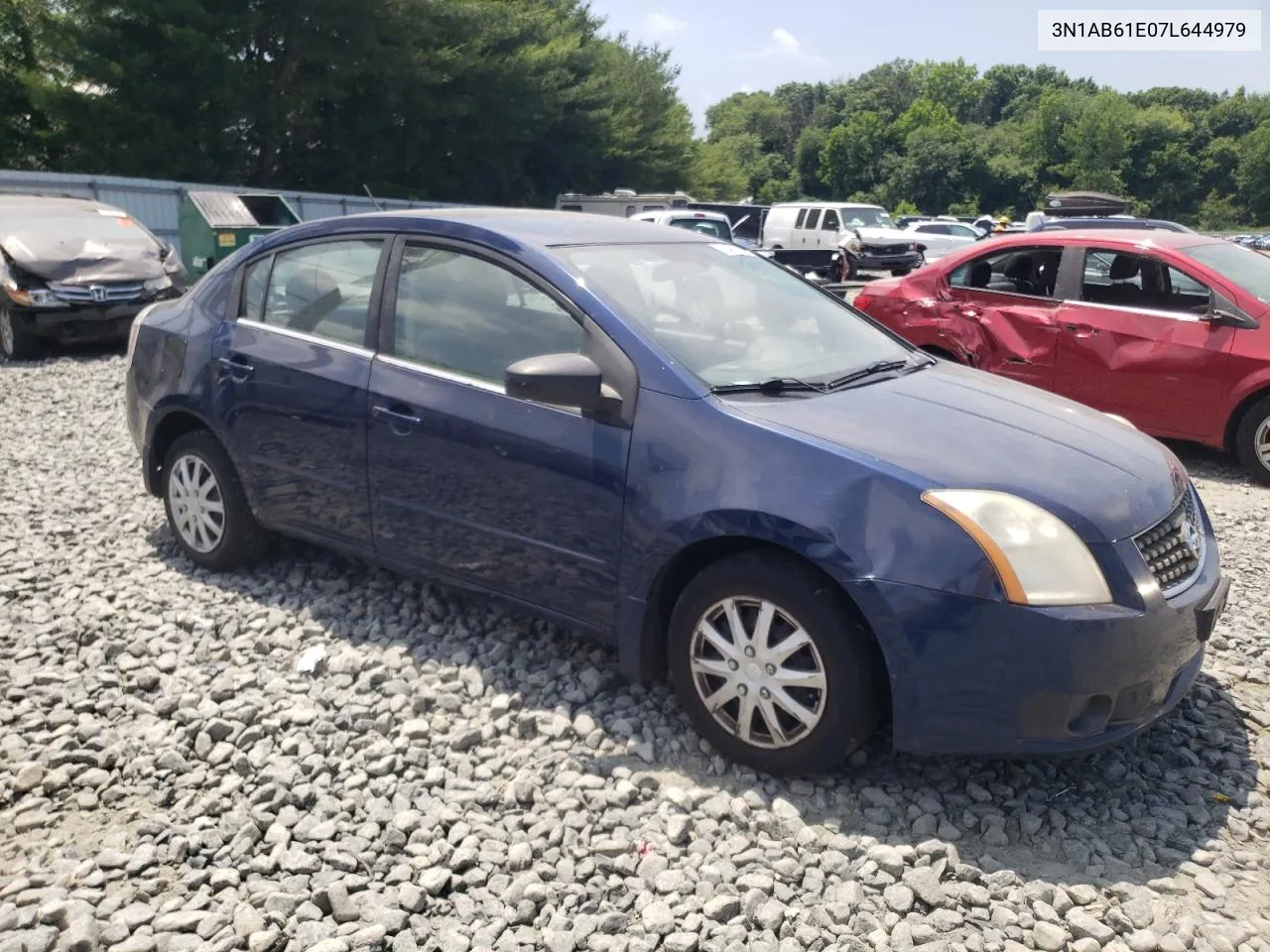 2007 Nissan Sentra 2.0 VIN: 3N1AB61E07L644979 Lot: 59484064