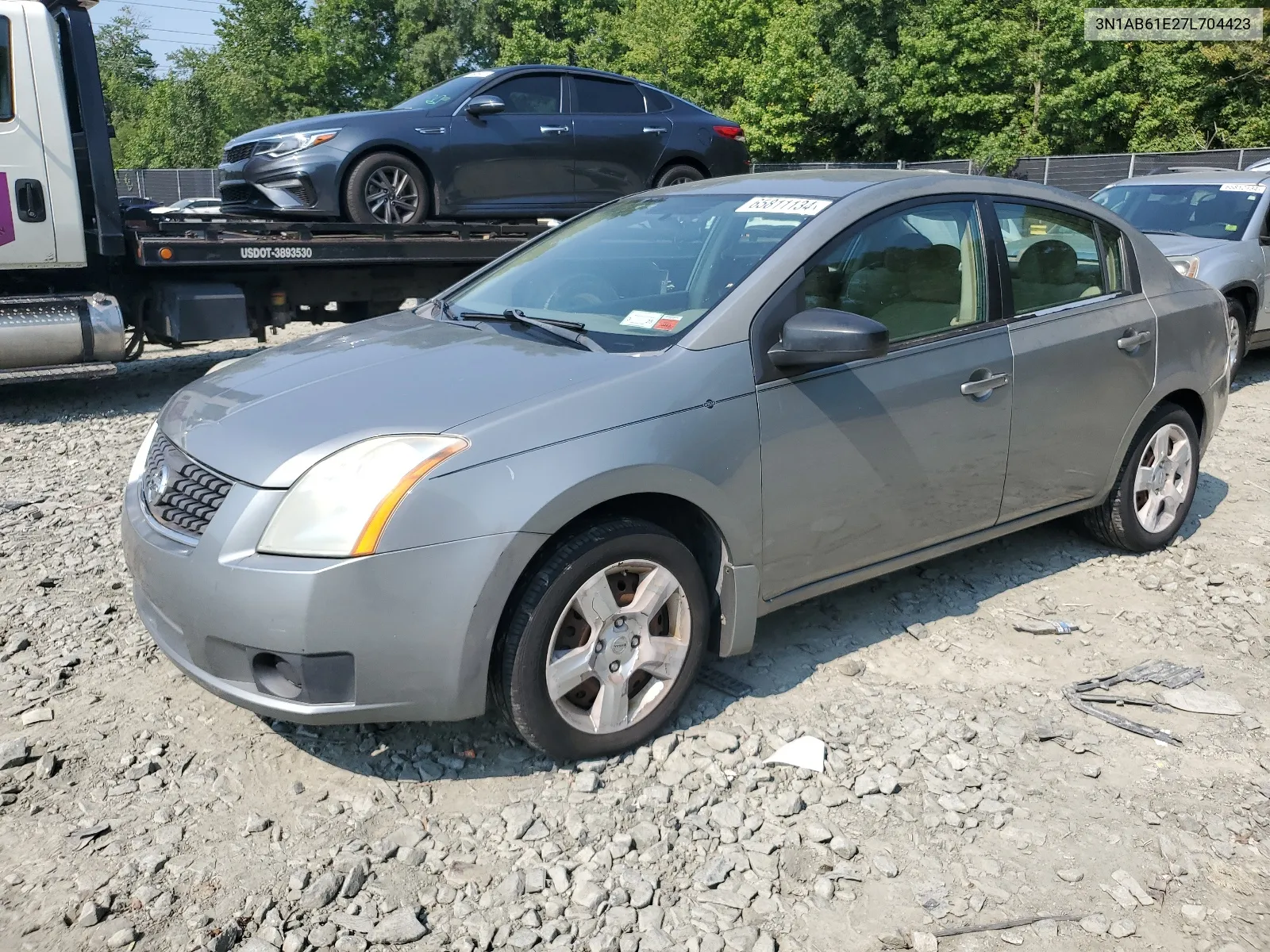 2007 Nissan Sentra 2.0 VIN: 3N1AB61E27L704423 Lot: 65811134