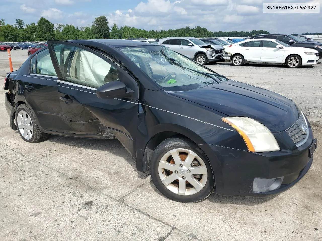 2007 Nissan Sentra 2.0 VIN: 3N1AB61EX7L652927 Lot: 66700764