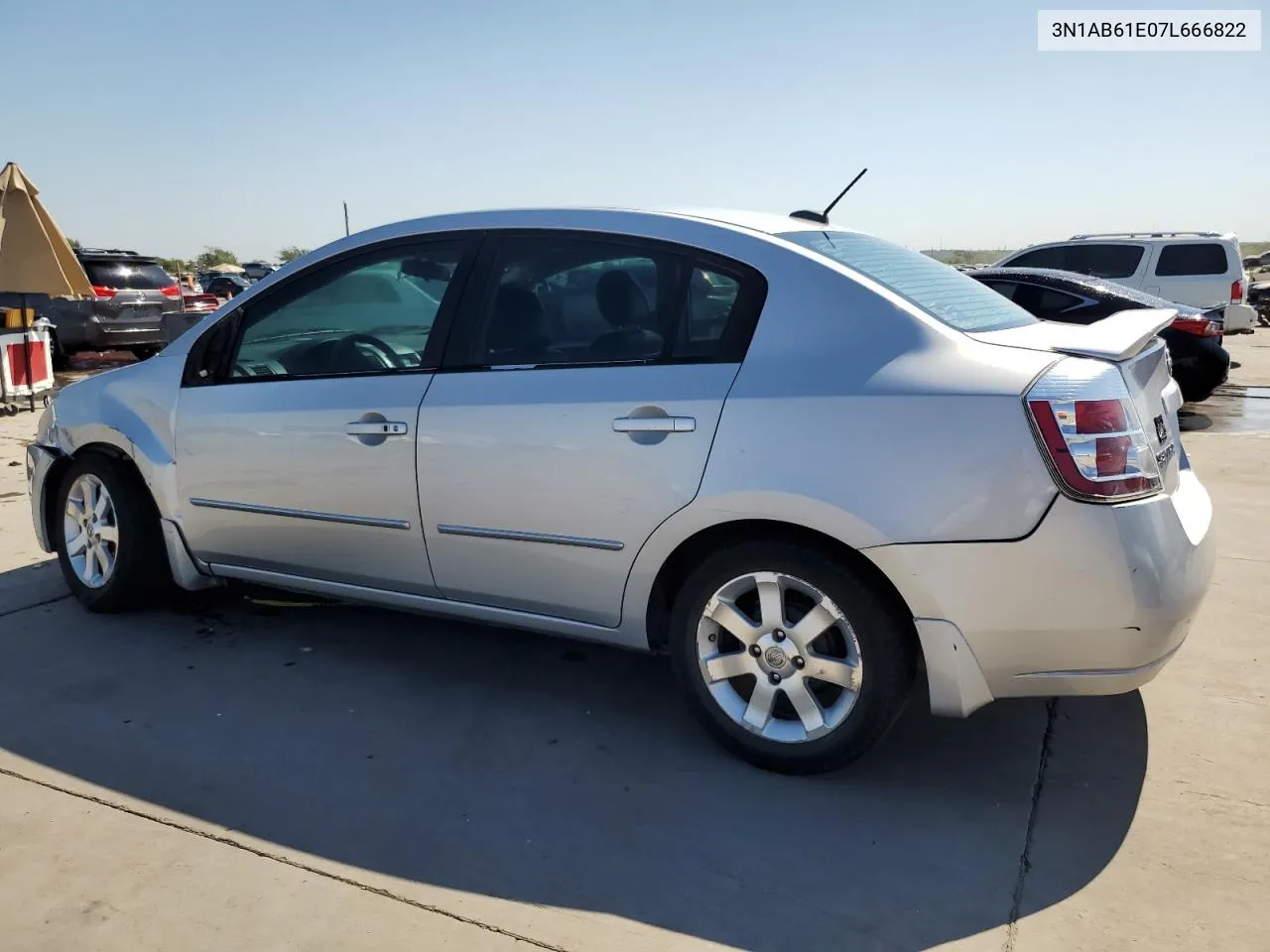 2007 Nissan Sentra 2.0 VIN: 3N1AB61E07L666822 Lot: 67292344