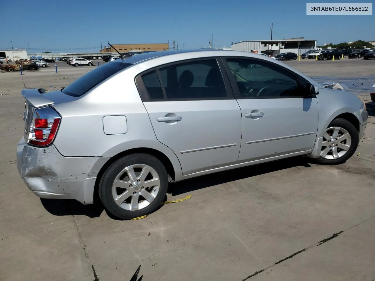 2007 Nissan Sentra 2.0 VIN: 3N1AB61E07L666822 Lot: 67292344