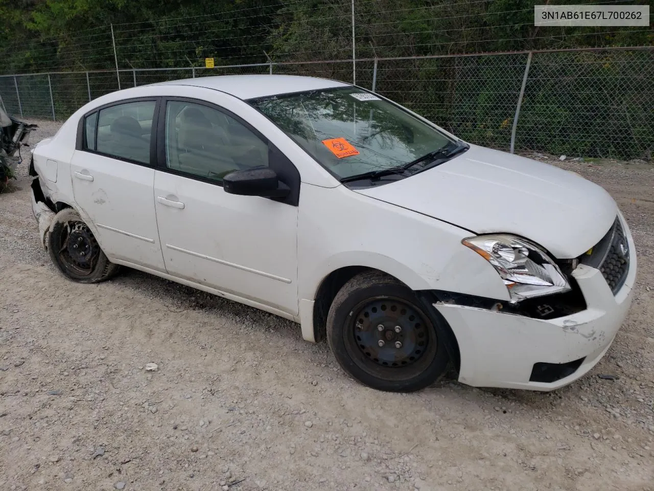 3N1AB61E67L700262 2007 Nissan Sentra 2.0