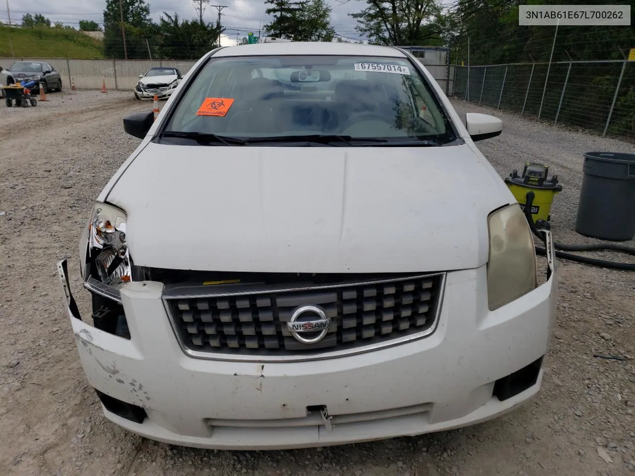 3N1AB61E67L700262 2007 Nissan Sentra 2.0