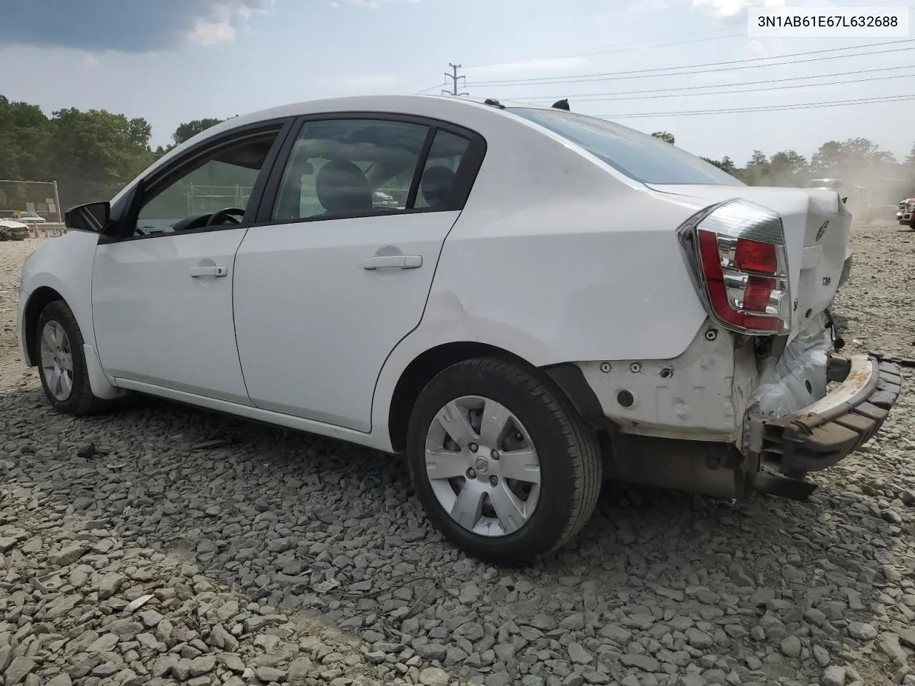 2007 Nissan Sentra 2.0 VIN: 3N1AB61E67L632688 Lot: 68126044