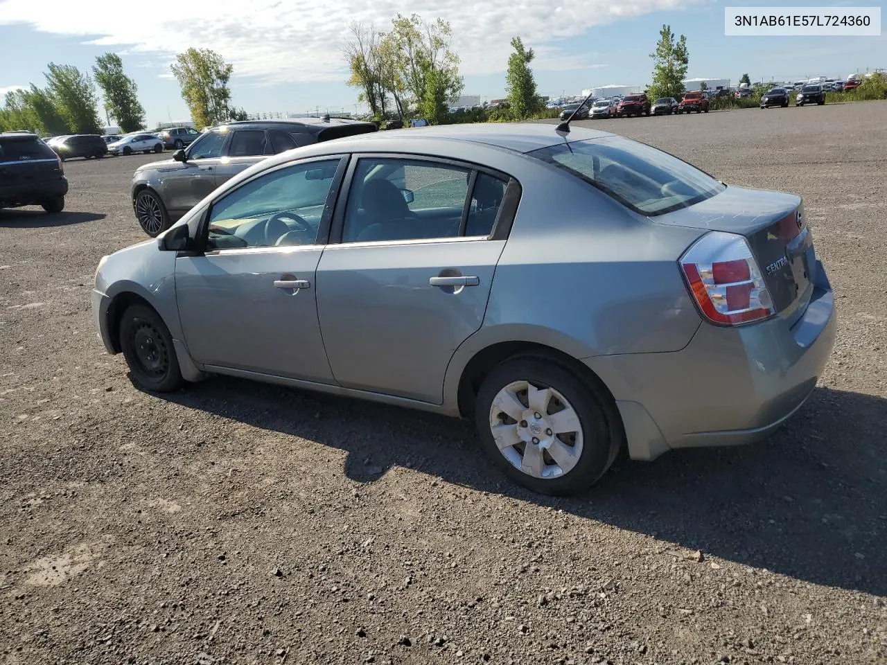 2007 Nissan Sentra 2.0 VIN: 3N1AB61E57L724360 Lot: 69298384