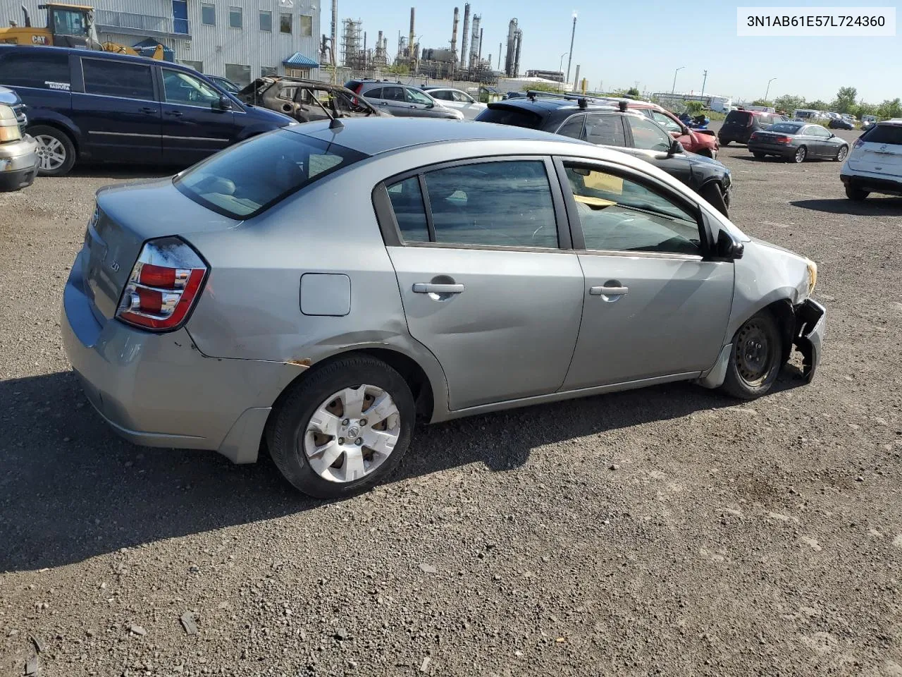 2007 Nissan Sentra 2.0 VIN: 3N1AB61E57L724360 Lot: 69298384