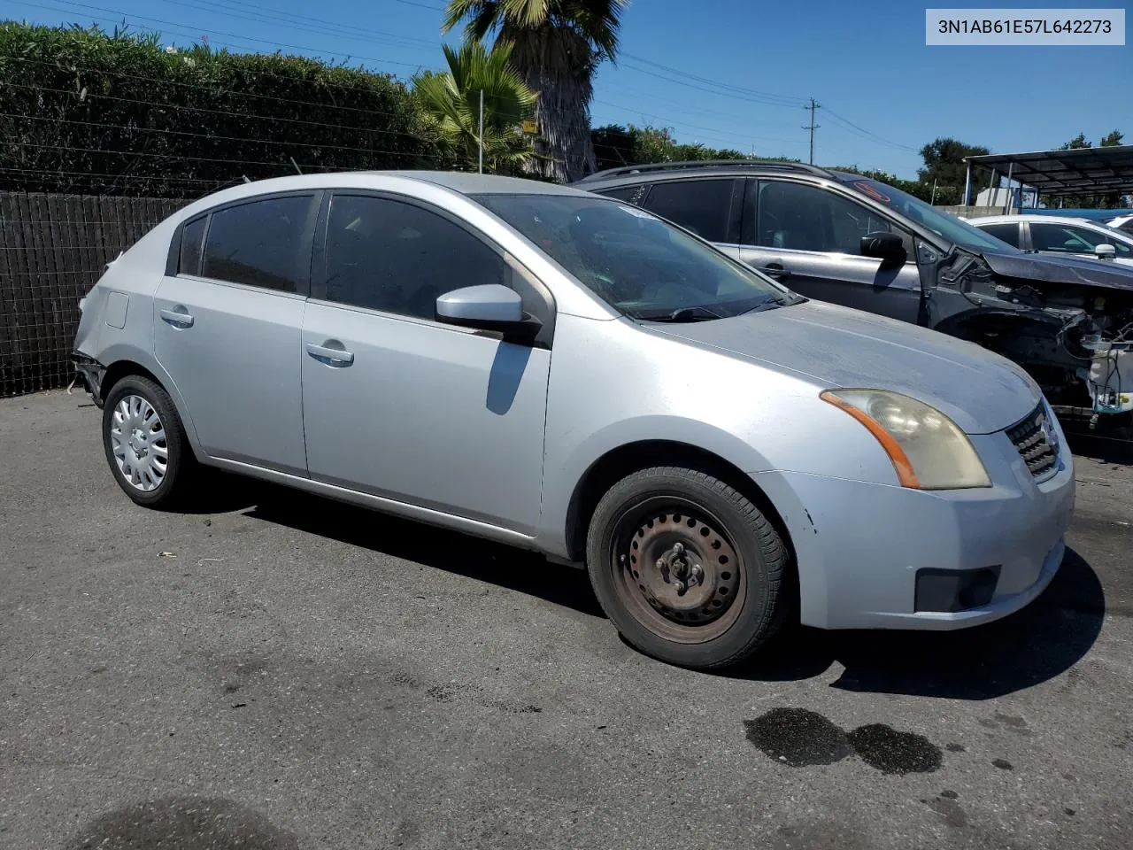 2007 Nissan Sentra 2.0 VIN: 3N1AB61E57L642273 Lot: 70495794