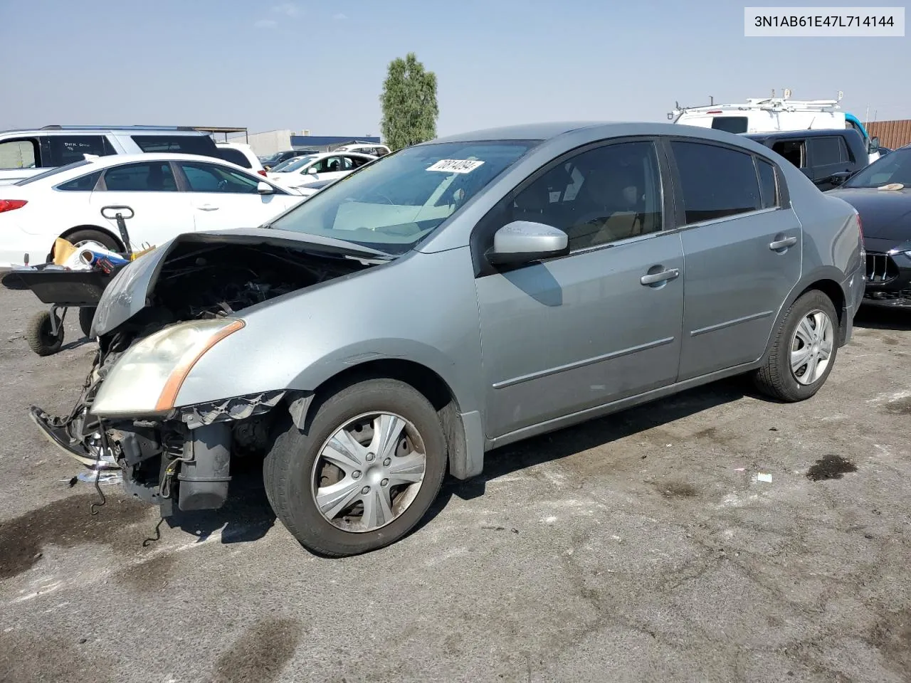 2007 Nissan Sentra 2.0 VIN: 3N1AB61E47L714144 Lot: 70814094