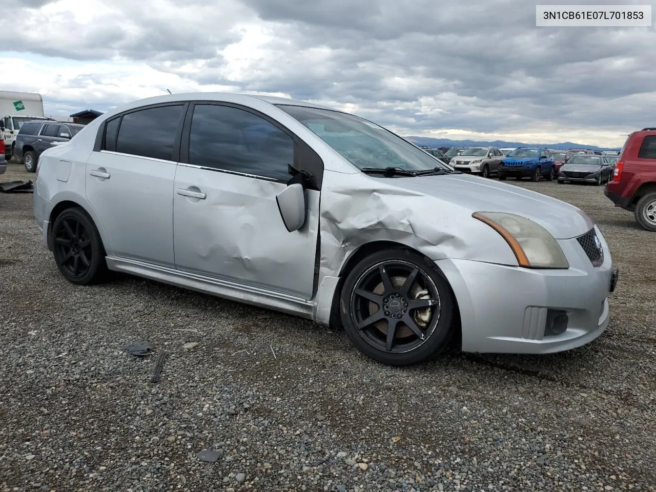 2007 Nissan Sentra Se-R Spec V VIN: 3N1CB61E07L701853 Lot: 71482744