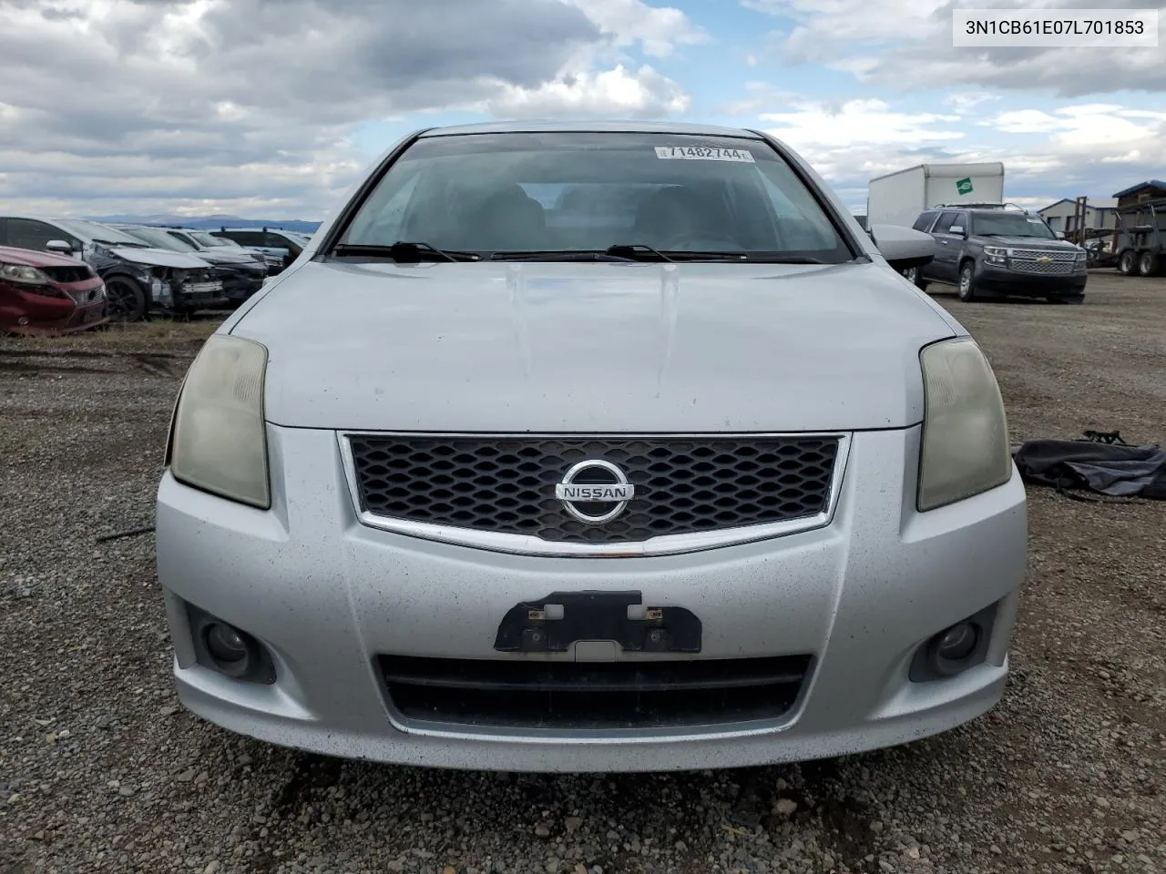 2007 Nissan Sentra Se-R Spec V VIN: 3N1CB61E07L701853 Lot: 71482744