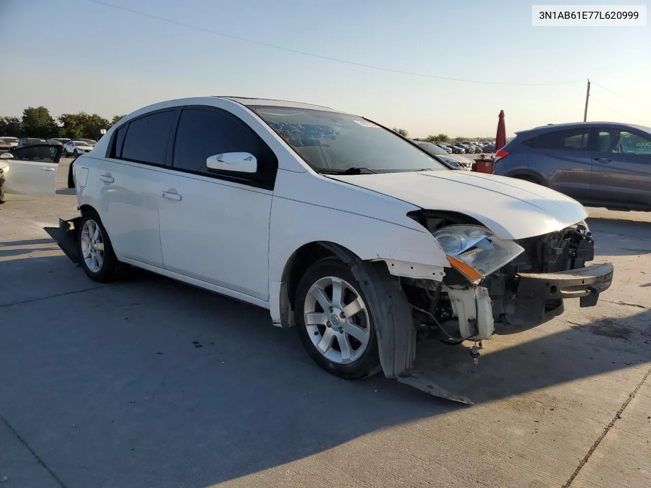 2007 Nissan Sentra 2.0 VIN: 3N1AB61E77L620999 Lot: 74677724