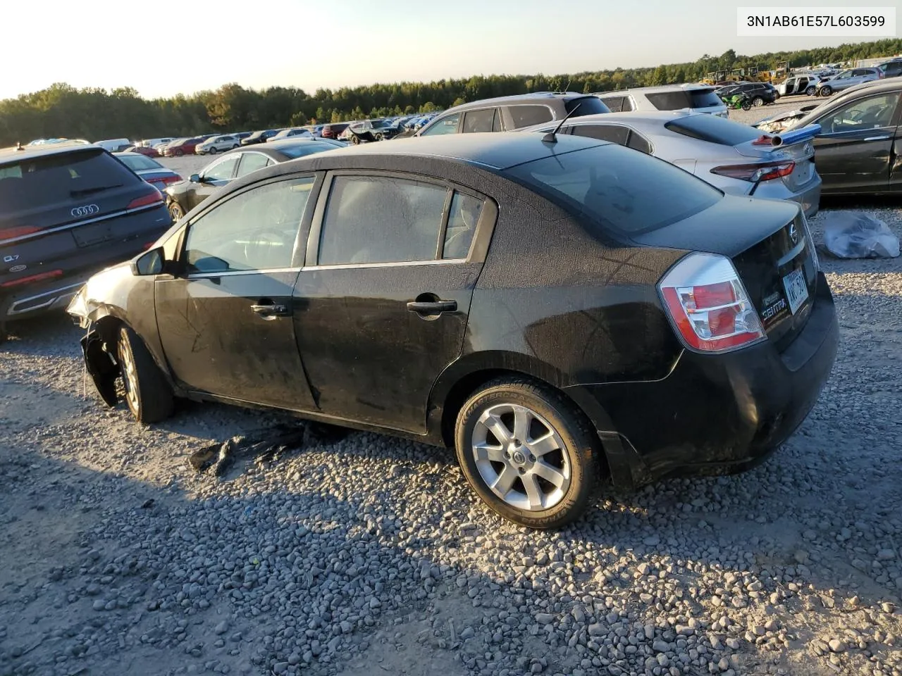 2007 Nissan Sentra 2.0 VIN: 3N1AB61E57L603599 Lot: 75219874