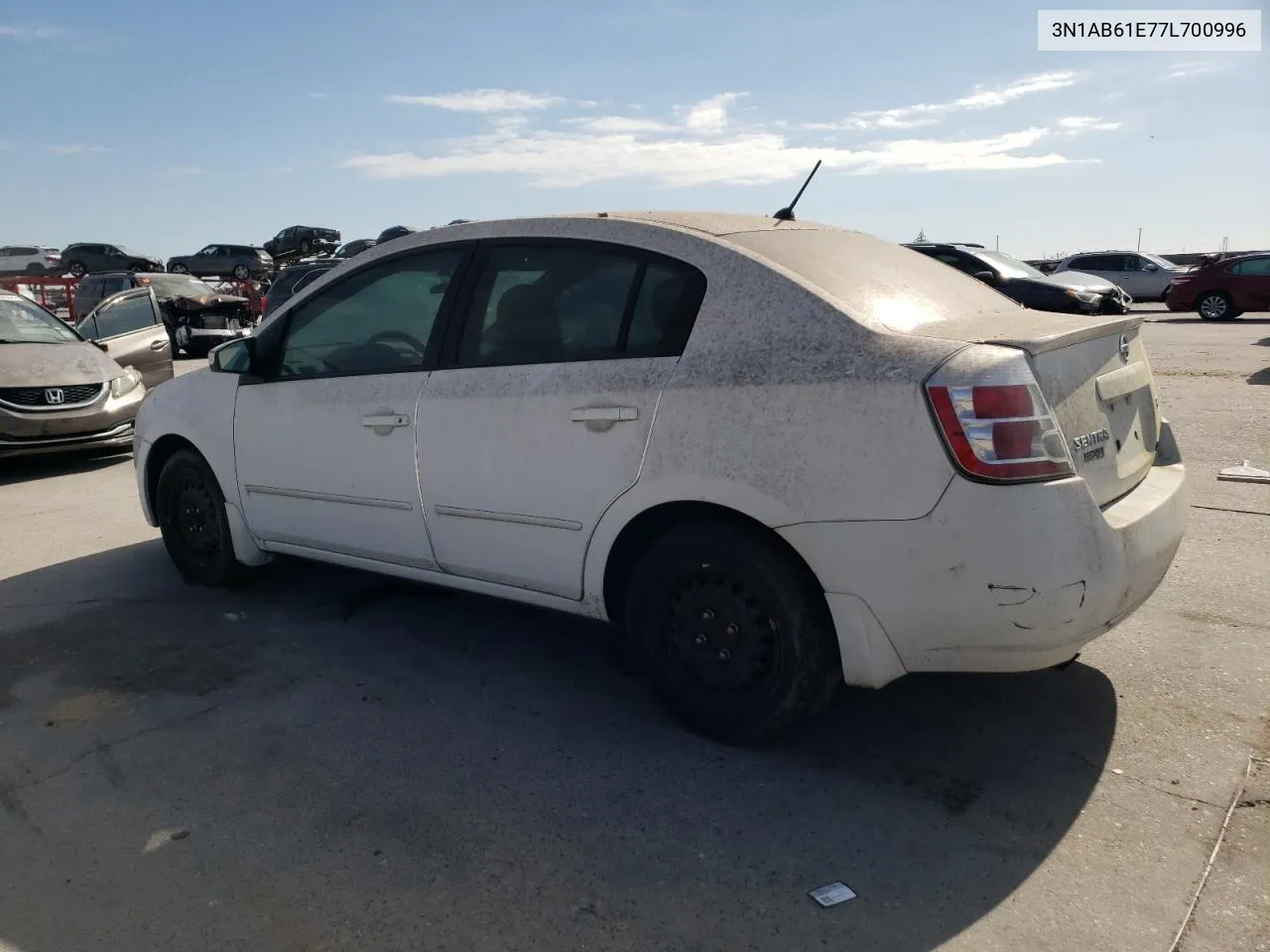 2007 Nissan Sentra 2.0 VIN: 3N1AB61E77L700996 Lot: 76406764