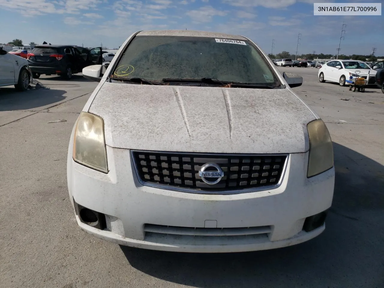 2007 Nissan Sentra 2.0 VIN: 3N1AB61E77L700996 Lot: 76406764