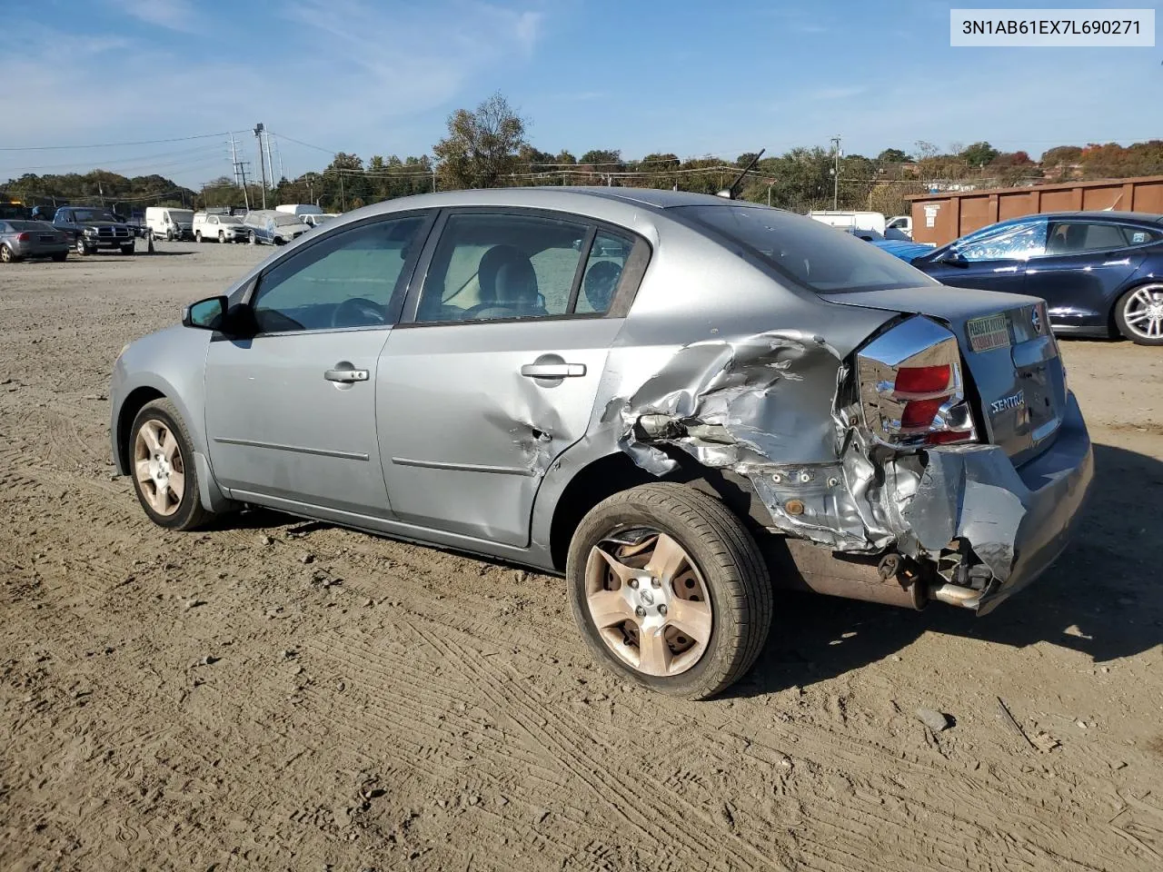 2007 Nissan Sentra 2.0 VIN: 3N1AB61EX7L690271 Lot: 77160794