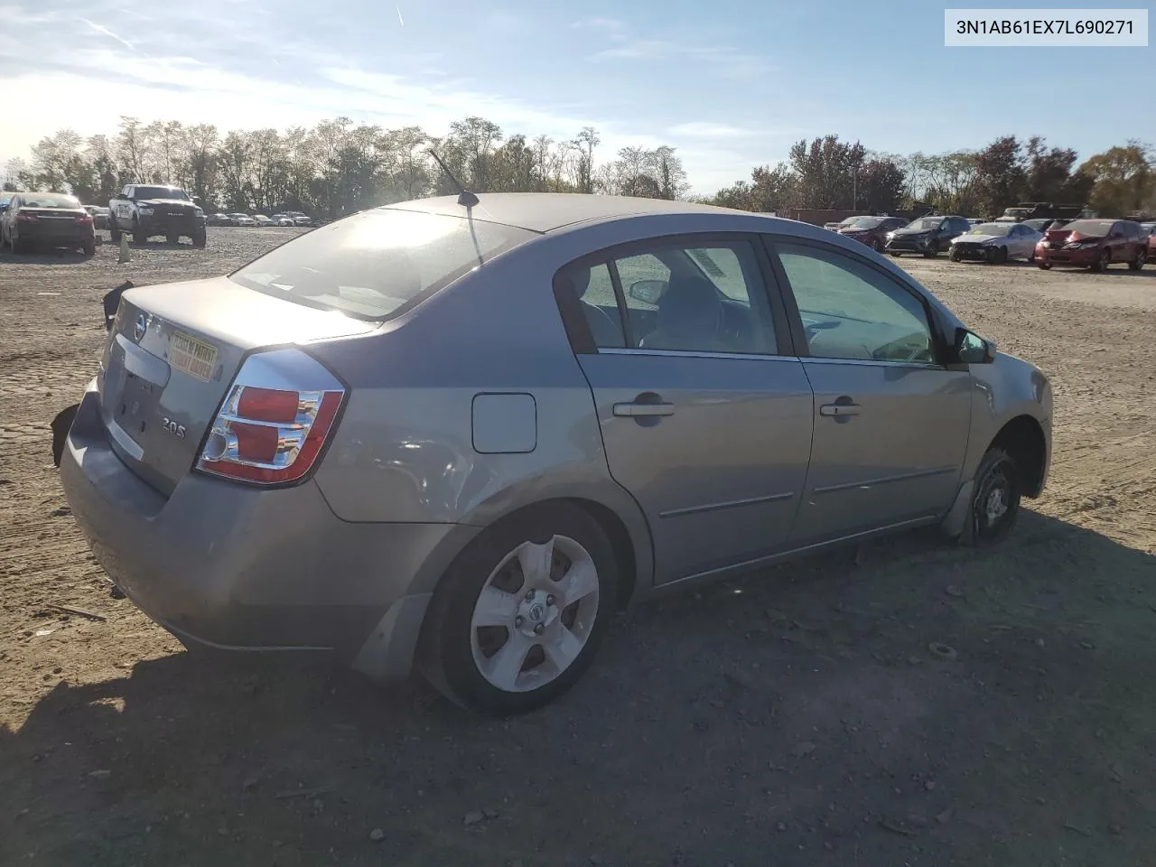 2007 Nissan Sentra 2.0 VIN: 3N1AB61EX7L690271 Lot: 77160794