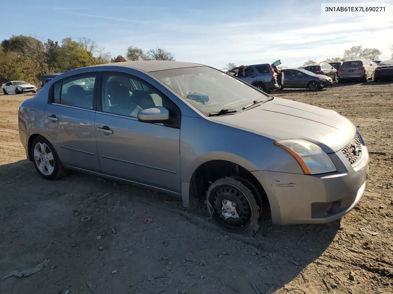 2007 Nissan Sentra 2.0 VIN: 3N1AB61EX7L690271 Lot: 77160794