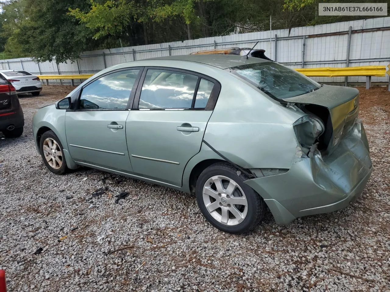 2007 Nissan Sentra 2.0 VIN: 3N1AB61E37L666166 Lot: 77686664