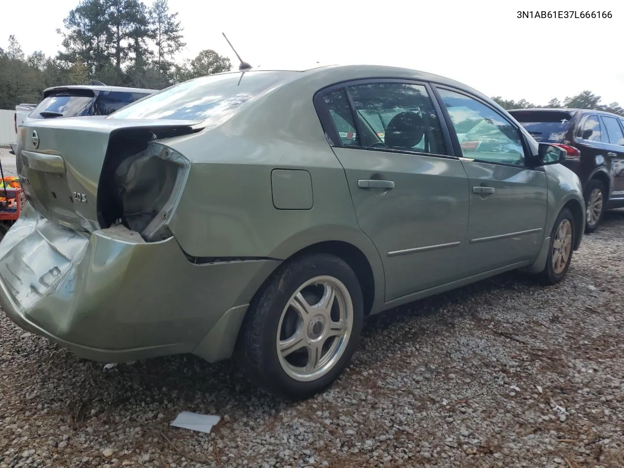 2007 Nissan Sentra 2.0 VIN: 3N1AB61E37L666166 Lot: 77686664