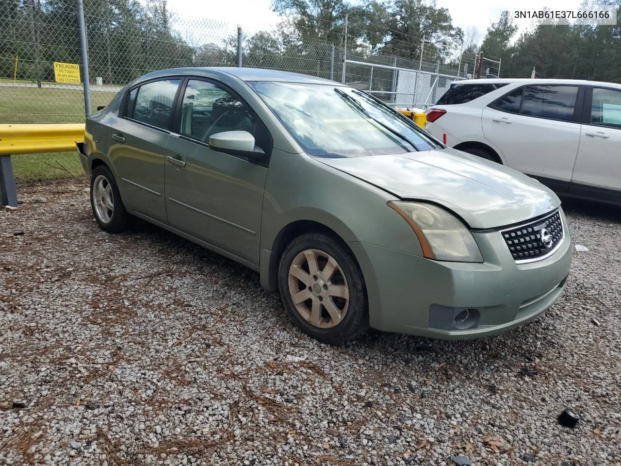 2007 Nissan Sentra 2.0 VIN: 3N1AB61E37L666166 Lot: 77686664