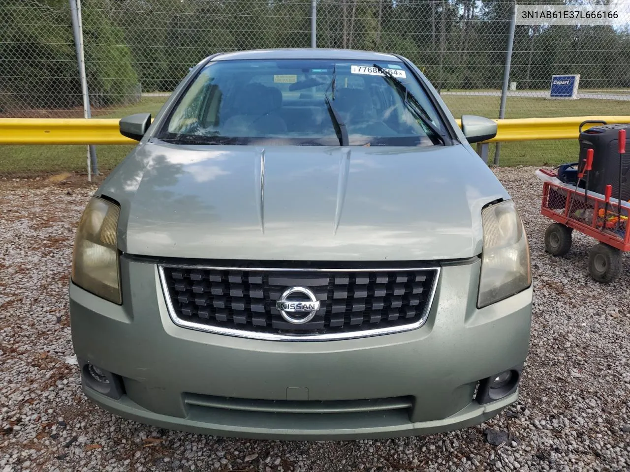 2007 Nissan Sentra 2.0 VIN: 3N1AB61E37L666166 Lot: 77686664