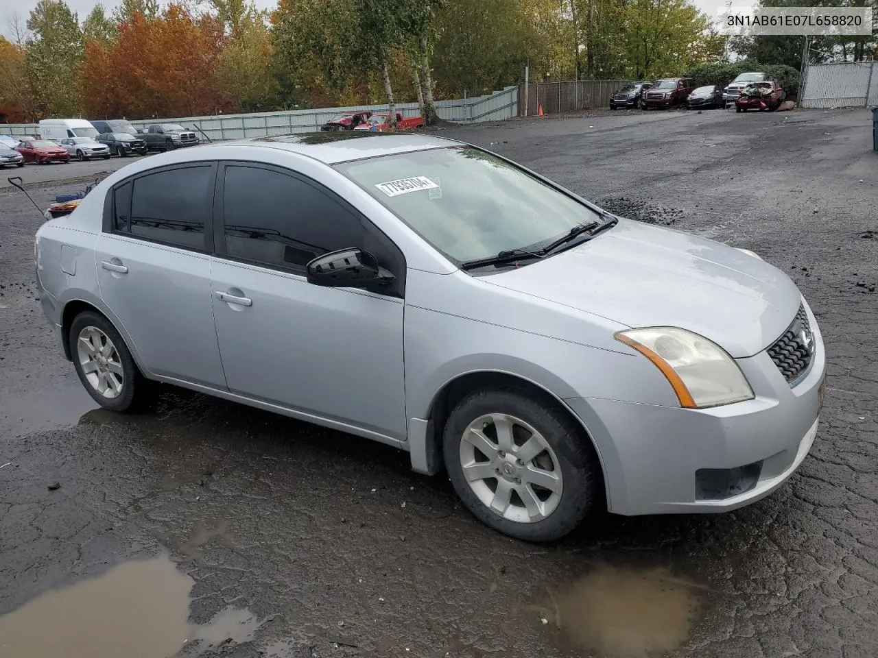 2007 Nissan Sentra 2.0 VIN: 3N1AB61E07L658820 Lot: 77935704