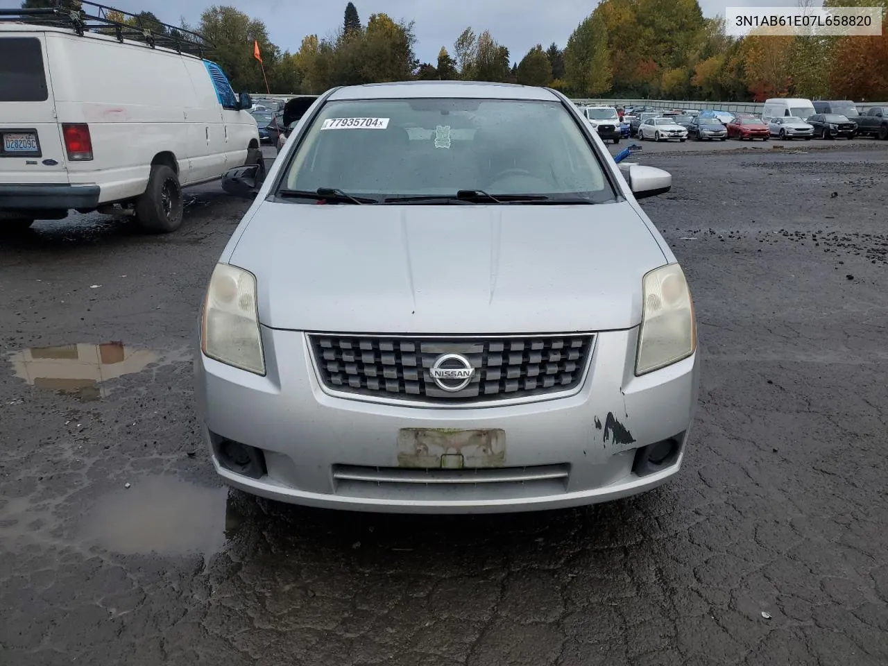 2007 Nissan Sentra 2.0 VIN: 3N1AB61E07L658820 Lot: 77935704