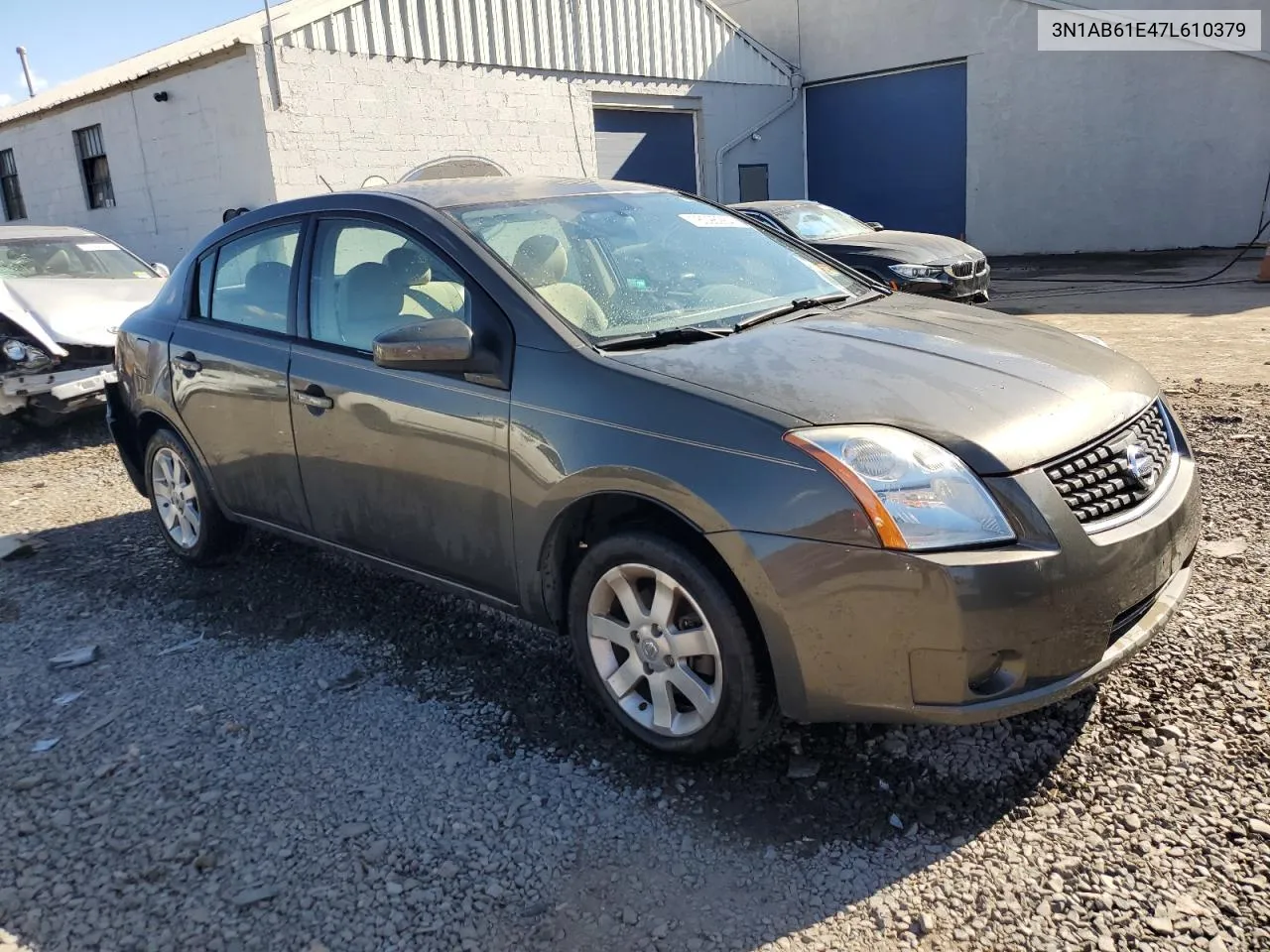 2007 Nissan Sentra 2.0 VIN: 3N1AB61E47L610379 Lot: 78096284