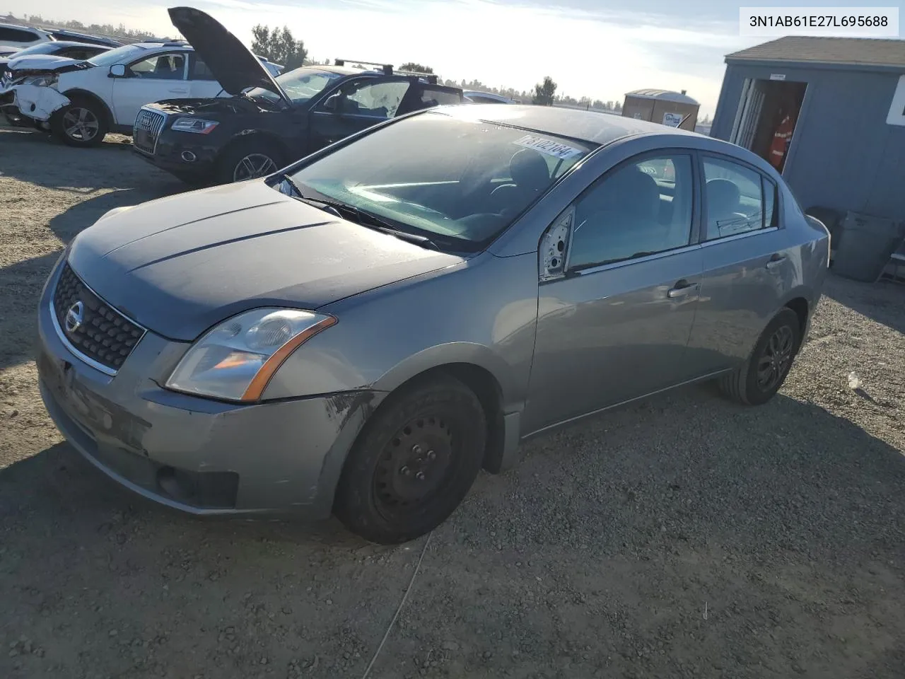 2007 Nissan Sentra 2.0 VIN: 3N1AB61E27L695688 Lot: 78102164