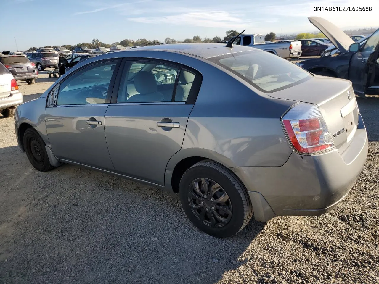 2007 Nissan Sentra 2.0 VIN: 3N1AB61E27L695688 Lot: 78102164