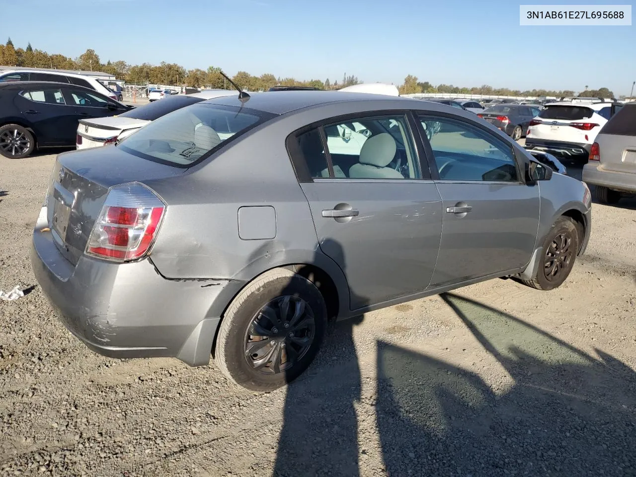 2007 Nissan Sentra 2.0 VIN: 3N1AB61E27L695688 Lot: 78102164