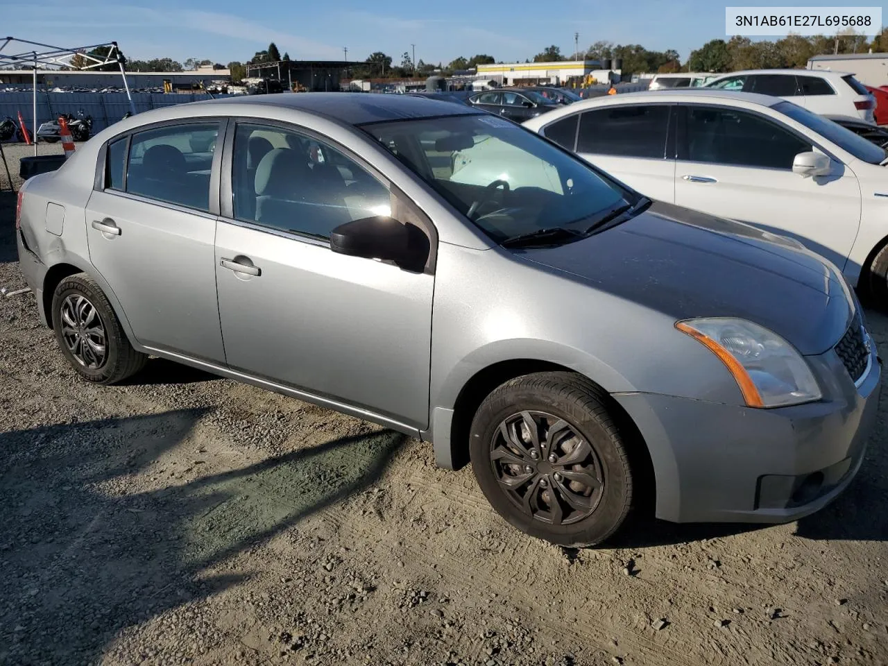 2007 Nissan Sentra 2.0 VIN: 3N1AB61E27L695688 Lot: 78102164