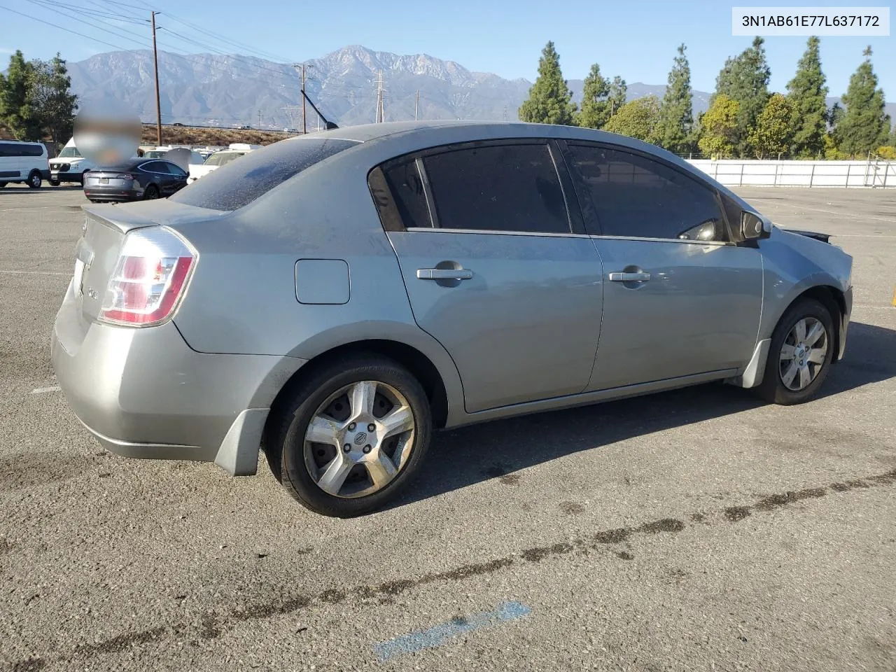 2007 Nissan Sentra 2.0 VIN: 3N1AB61E77L637172 Lot: 80313874