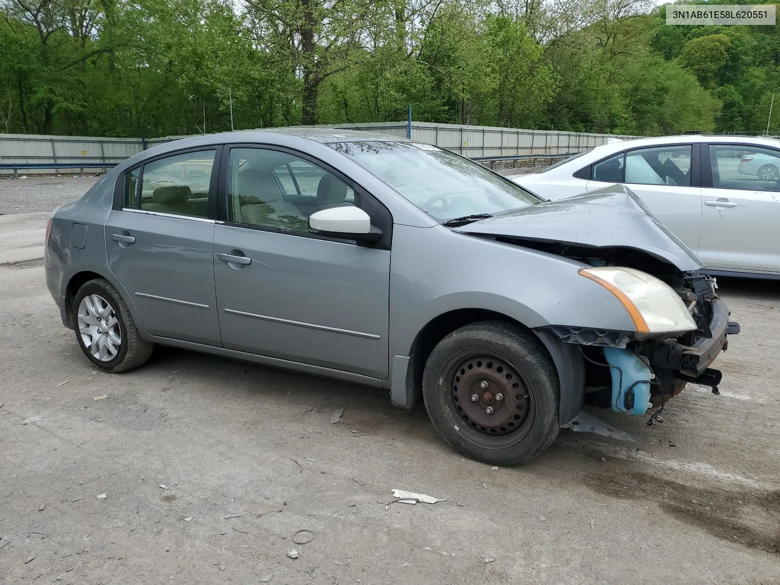 2008 Nissan Sentra 2.0 VIN: 3N1AB61E58L620551 Lot: 53650764