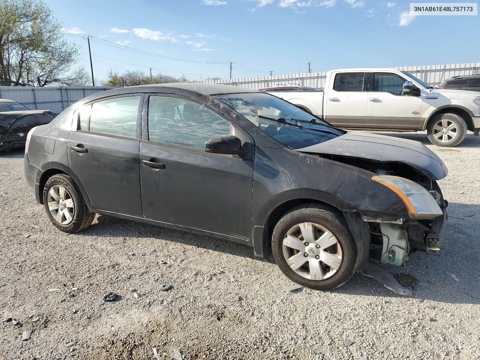 2008 Nissan Sentra 2.0 VIN: 3N1AB61E48L757173 Lot: 62235954