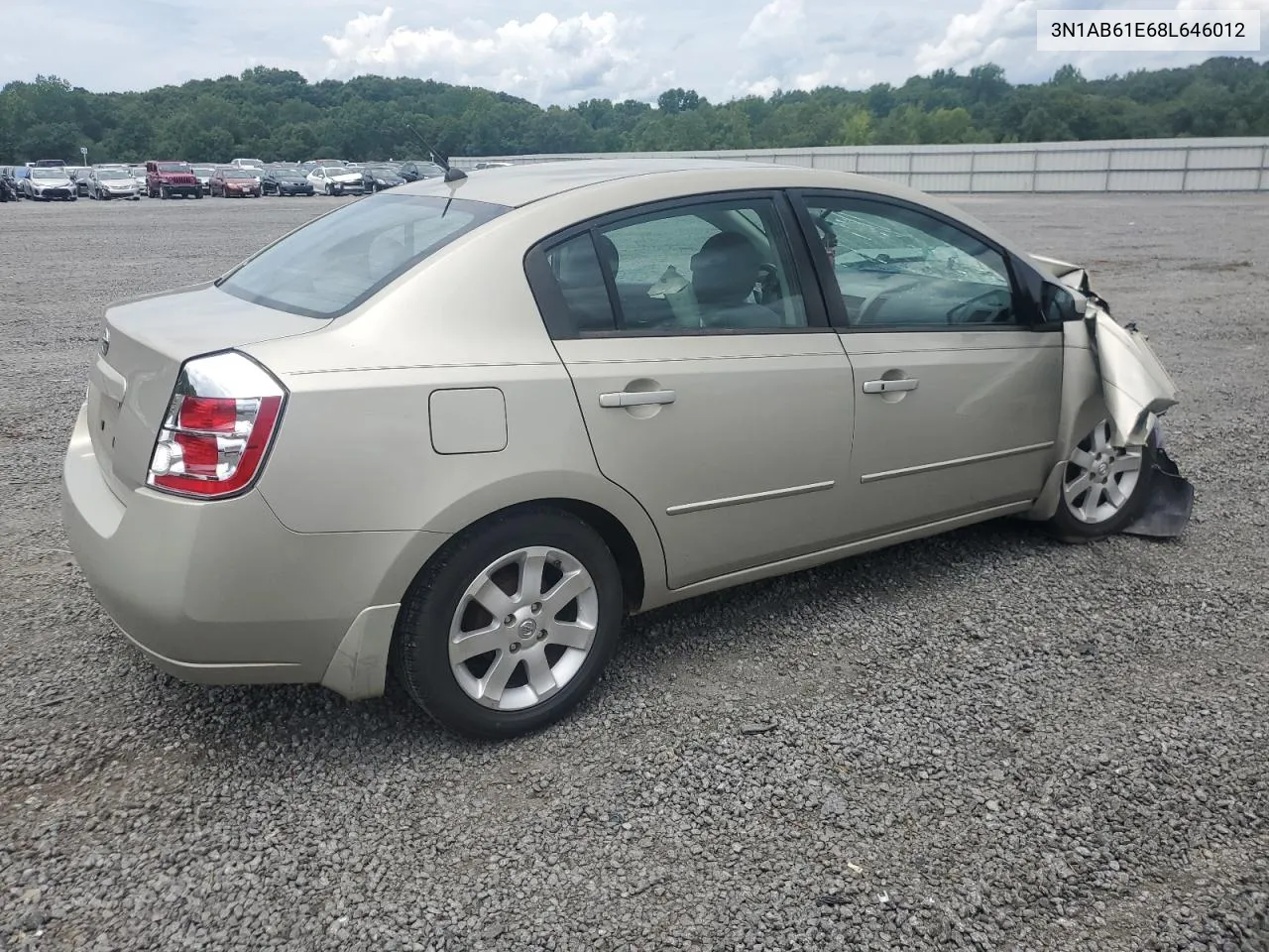 2008 Nissan Sentra 2.0 VIN: 3N1AB61E68L646012 Lot: 64155114