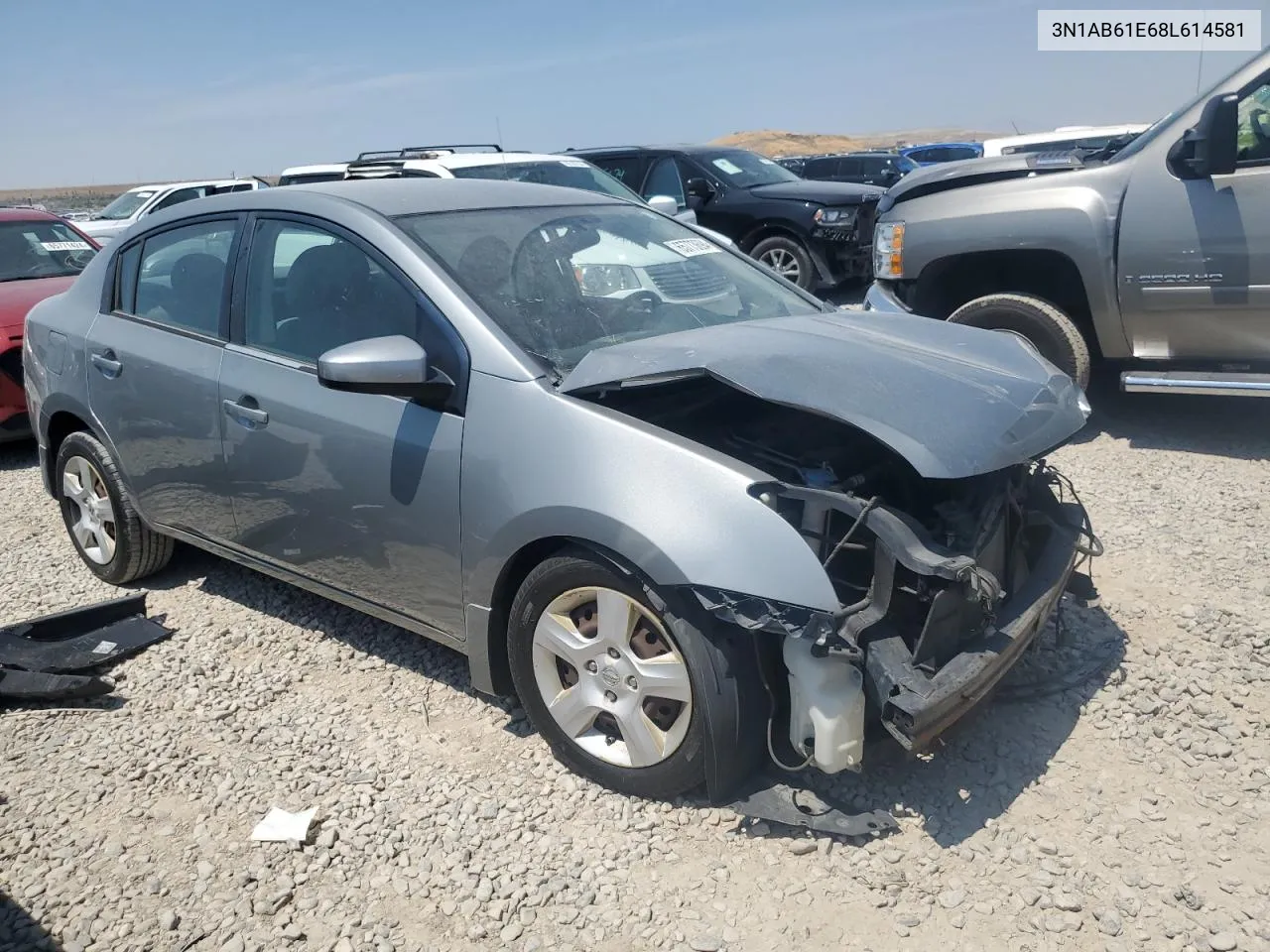 2008 Nissan Sentra 2.0 VIN: 3N1AB61E68L614581 Lot: 65773694