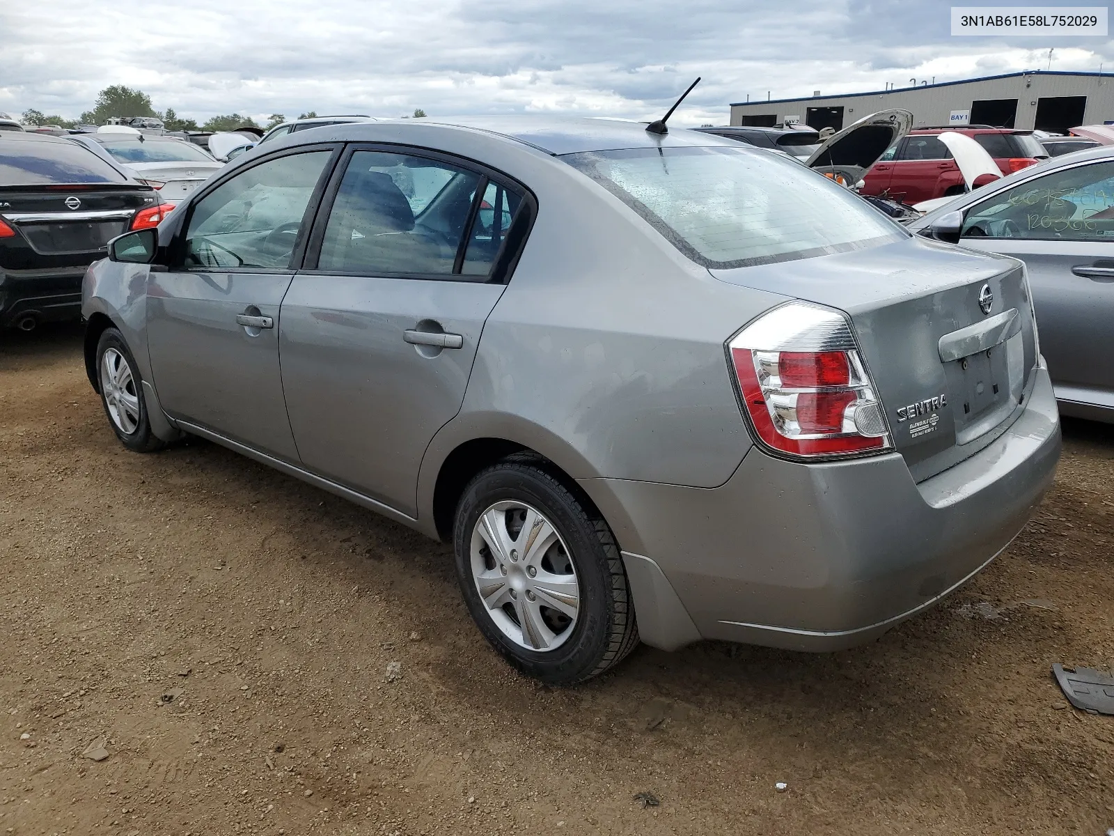 2008 Nissan Sentra 2.0 VIN: 3N1AB61E58L752029 Lot: 65950964