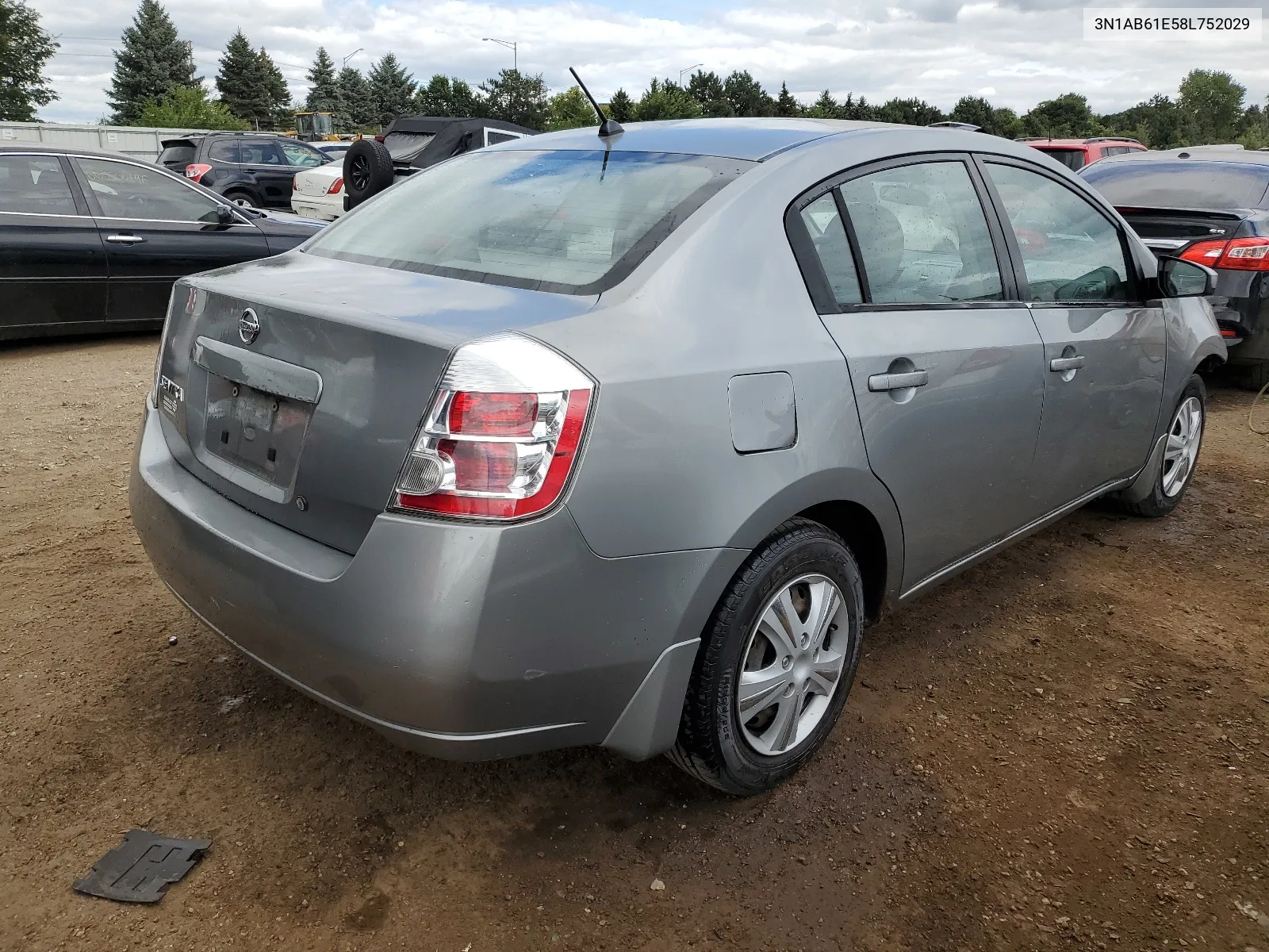 2008 Nissan Sentra 2.0 VIN: 3N1AB61E58L752029 Lot: 65950964